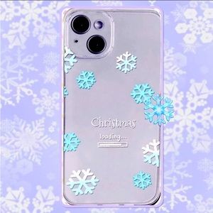 NEW iPhone 13 Clear Snowflake Case